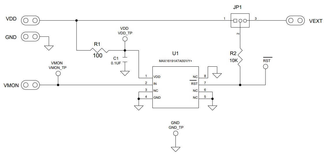 Schematic - Analog Devices / Maxim Integrated MAX16191EVKIT Evaluation Kit